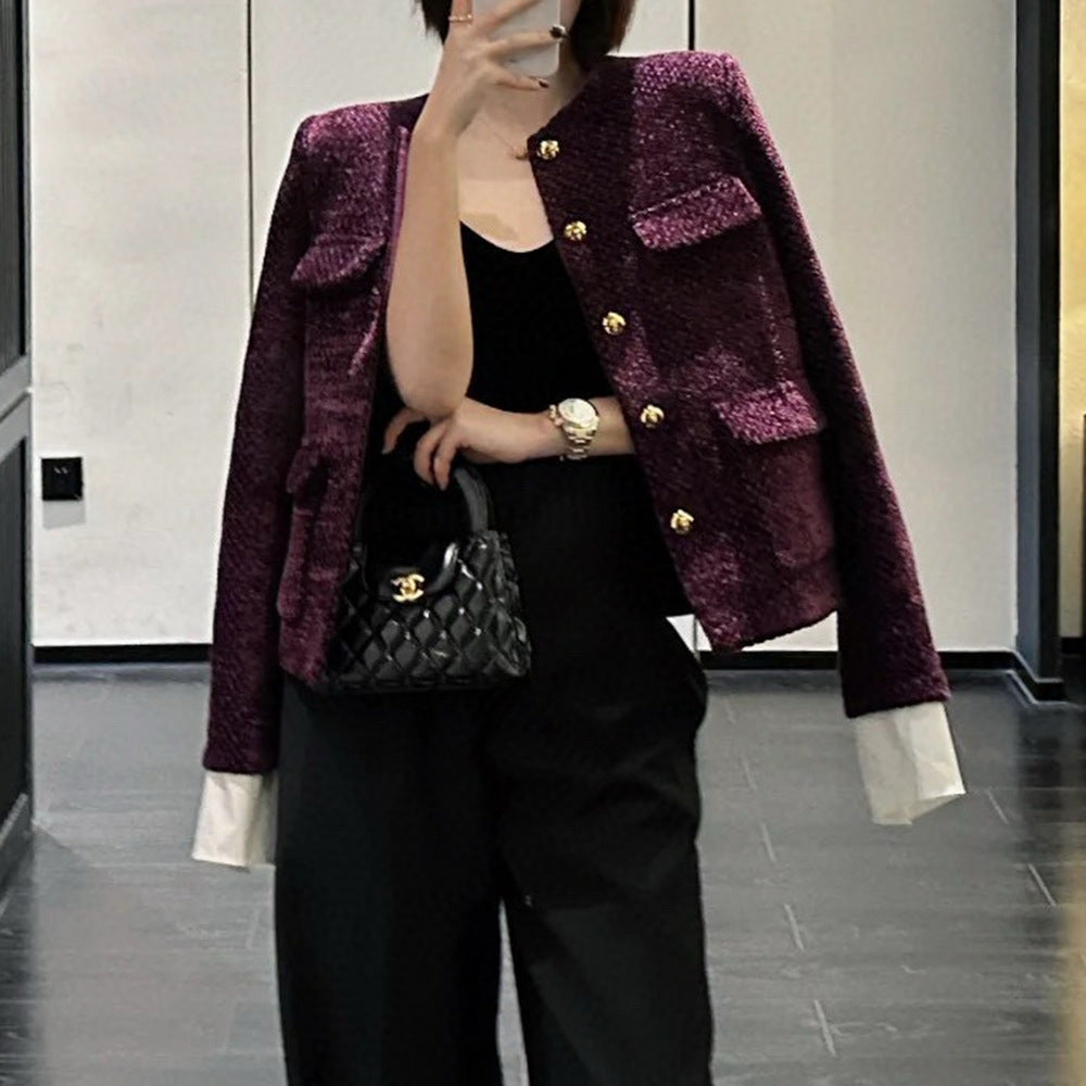 Royal Amethyst Tweed Jacket