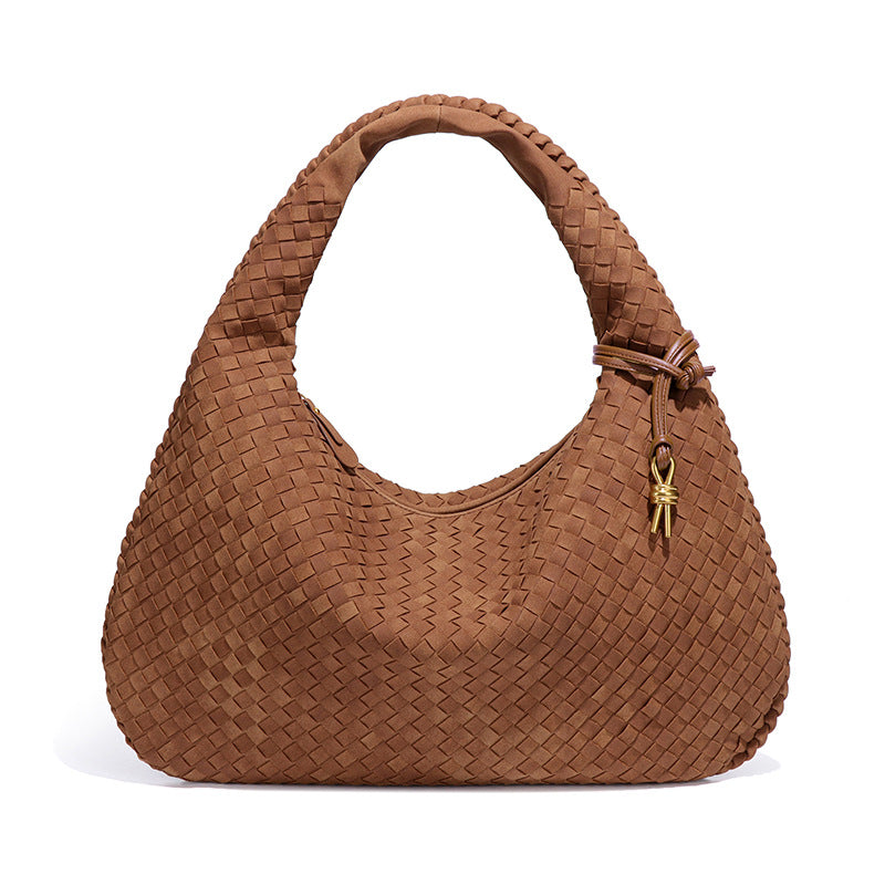 New Season Knitted Suede Bag