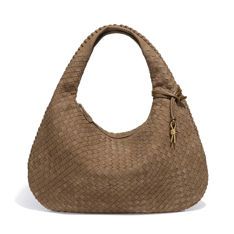 New Season Knitted Suede Bag