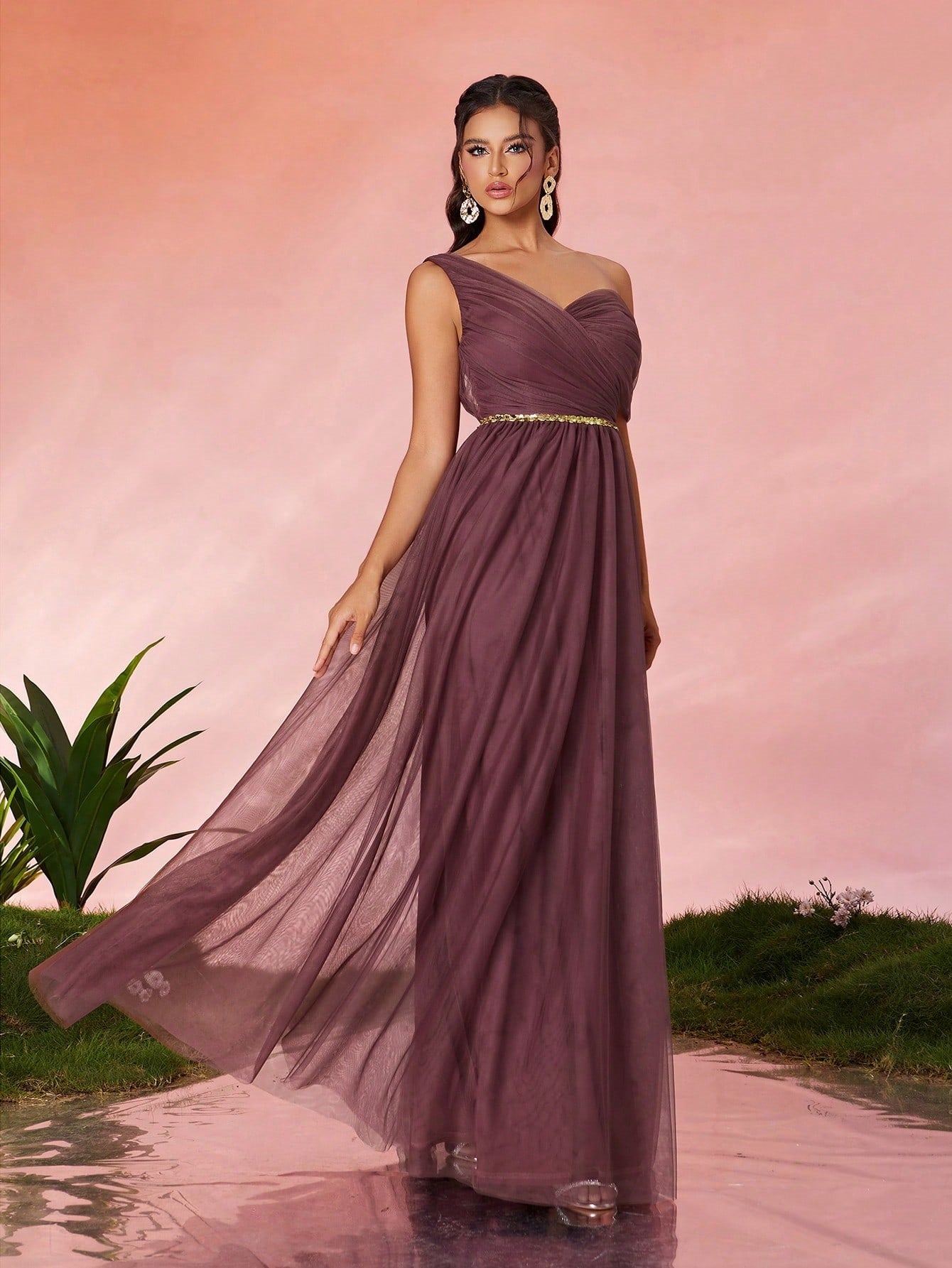 Slim Fit Long Dress