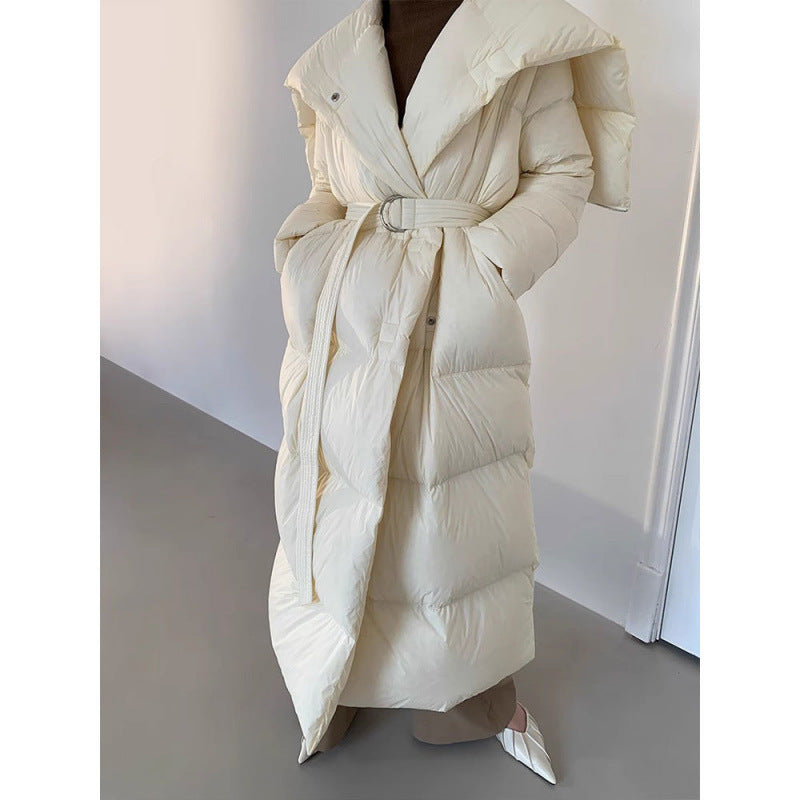 Cozy Goose Down Puffer Long Coat