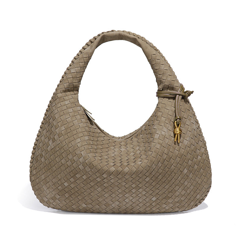 New Season Knitted Suede Bag