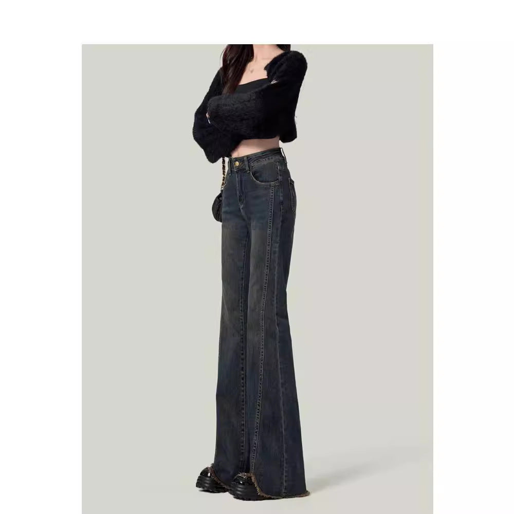 High Waist Wide Leg Trousers