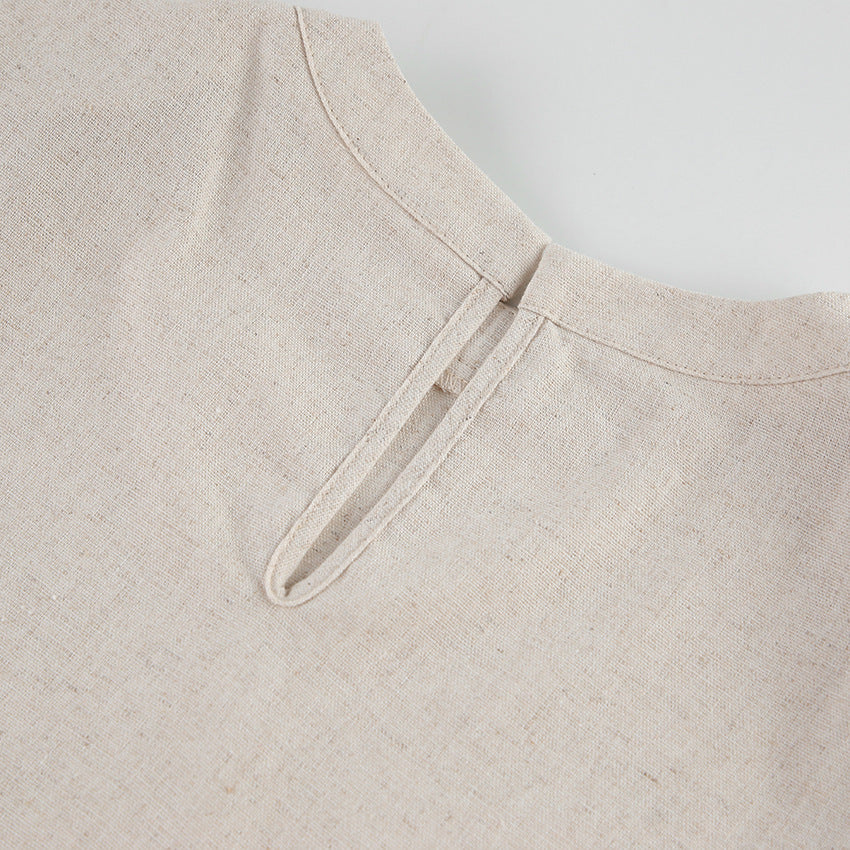 Linen Cotton Blend Two Piece Suit