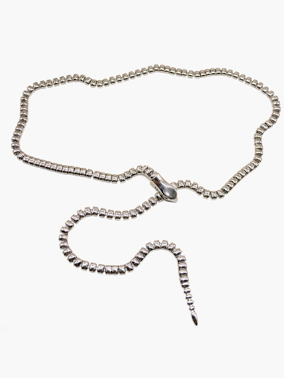 Modern Metal Snake Chain Belt