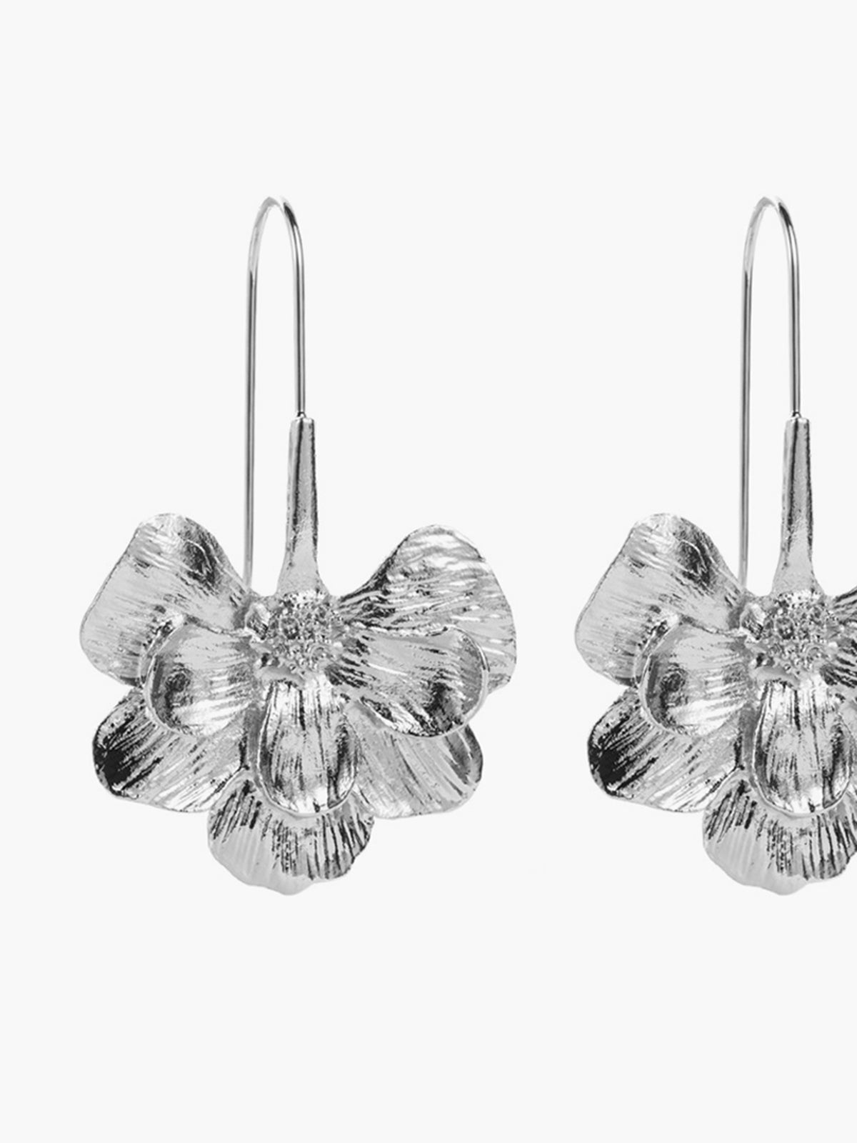 Gold Plated Flower Earrings